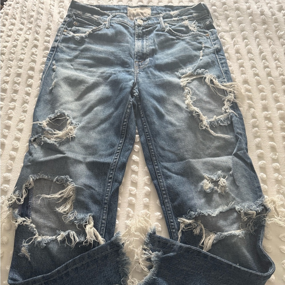 MOTHER Classic Blue Denim Jeans